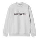 Carhartt Sweat Ash Heather/Cozy Pur Bild 1