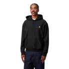 Hooded American Script Sweat Black Bild 5