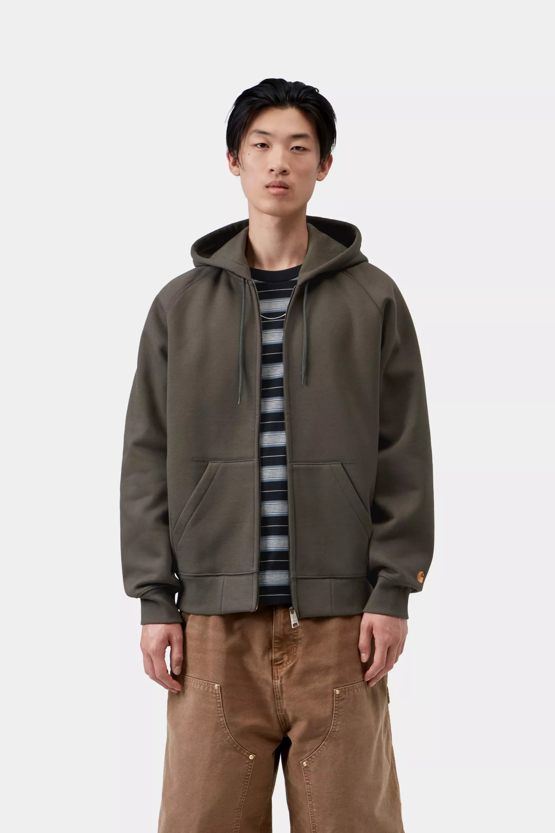 Hooded Chase Jacket Shungite/Gold Bild 1