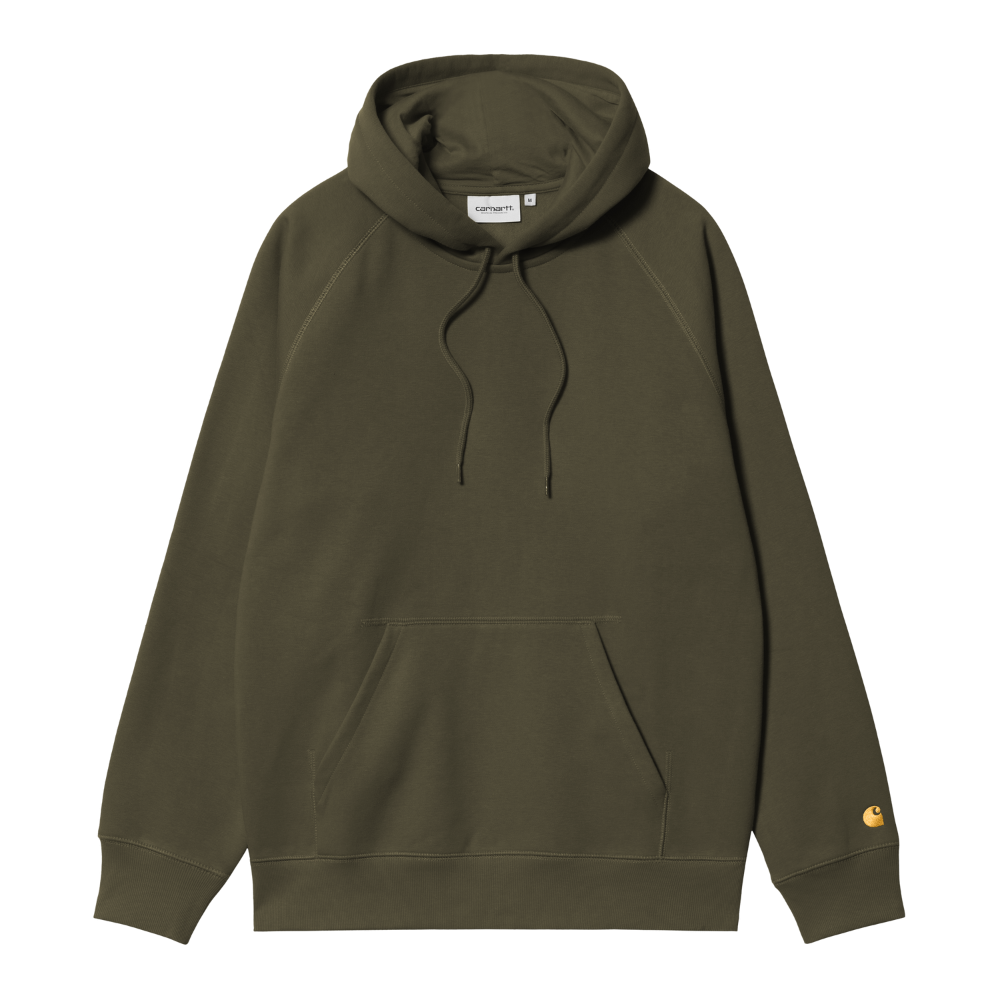 Hooded Chase Sweat Olive/Gold Bild 3