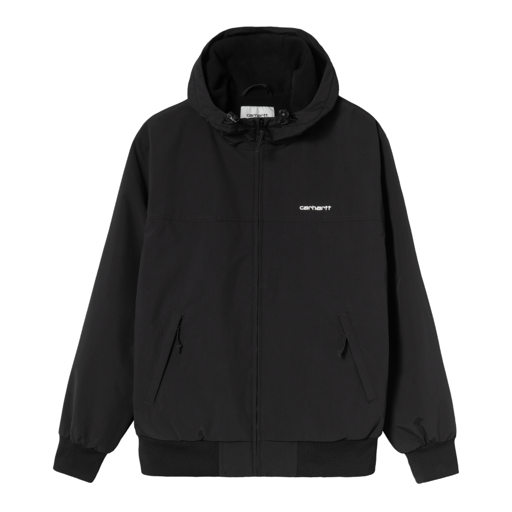 Hooded Sail Jacket Black/White Bild 1