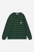 LS Cardona Pocket T-Shirt Cardona Stripe Natur Bild 1