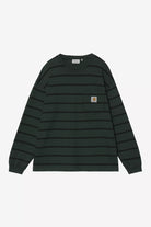 LS Cardona Pocket T-Shirt Cardona Stripe Natur Bild 1