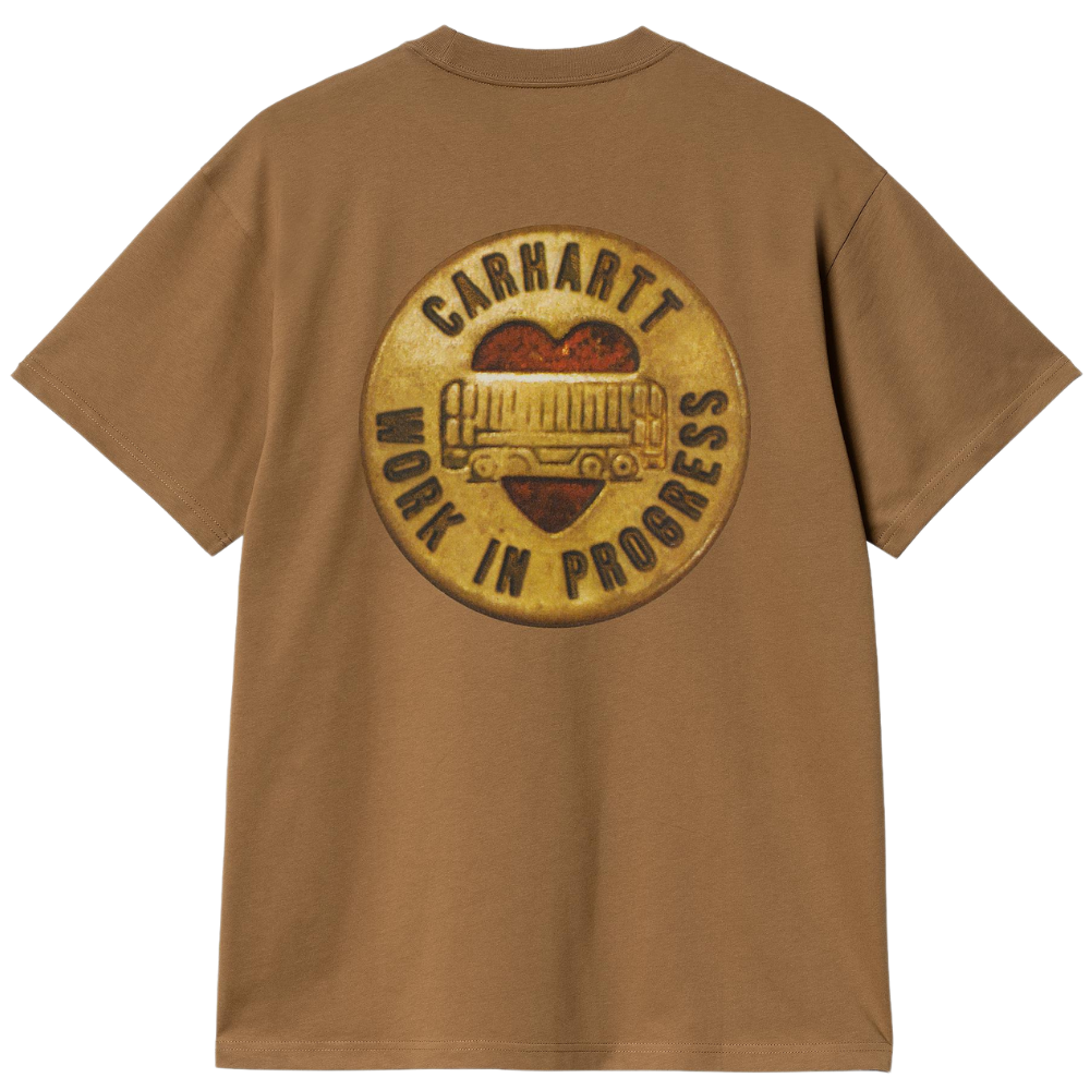 S/S Button T-Shirt Hamilton Brown Bild 2
