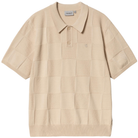 S/S Checker Polo Fleur De Sel Bild 1