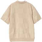 S/S Checker Polo Fleur De Sel Bild 2