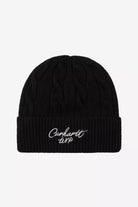 Signature Cable Beanie Black / Salt Bild 1