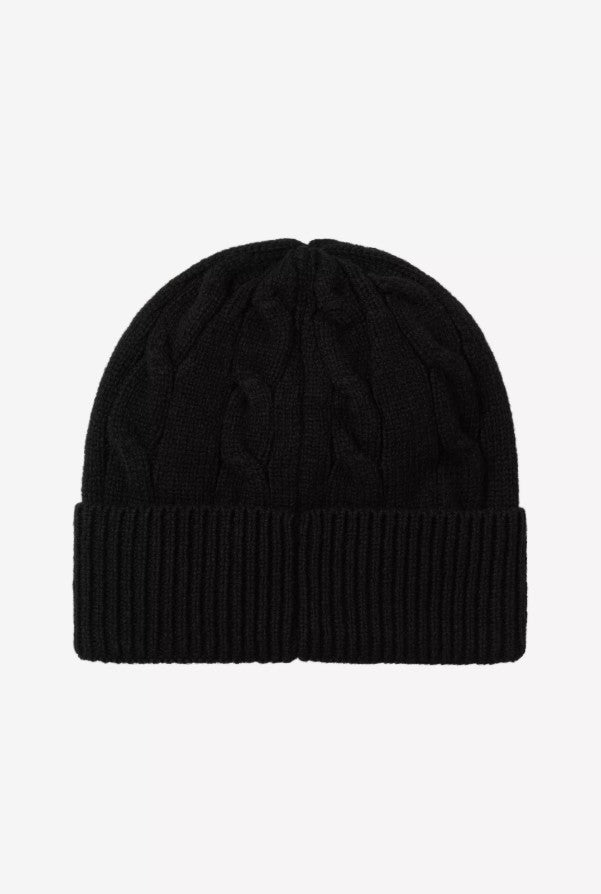 Signature Cable Beanie Black / Salt Bild 2