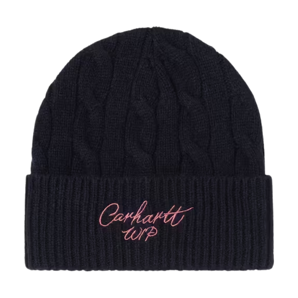 Signature Cable Beanie DeepNight/GlassyPink Bild 1