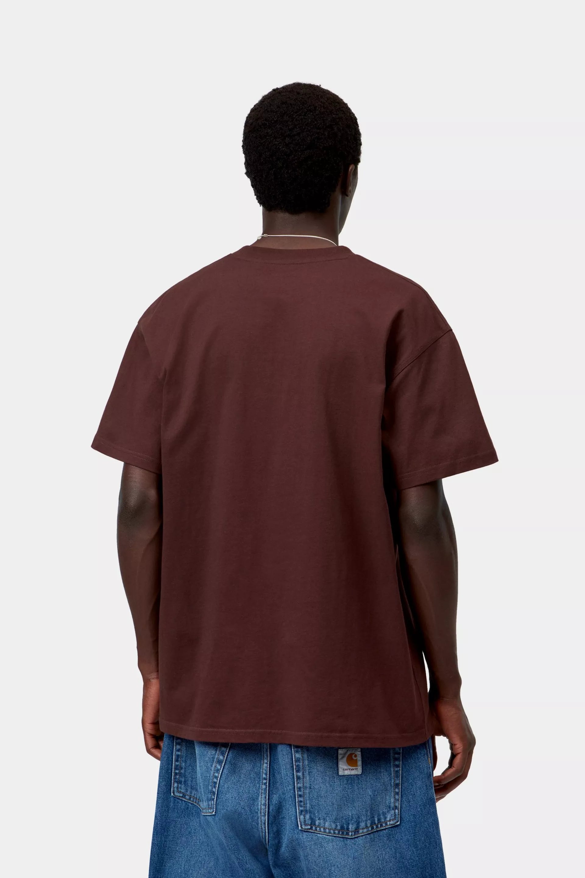 SS American Script T-Shirt Amarone Bild 2