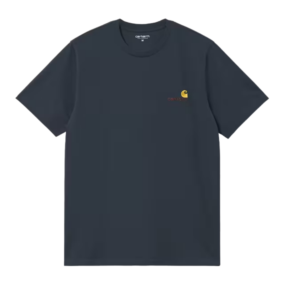 SS American Script T-Shirt Deep Night Bild 1
