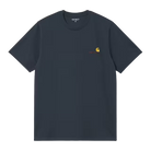 SS American Script T-Shirt Deep Night Bild 1