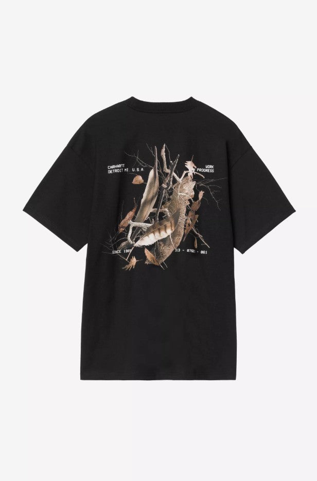 SS Feather Progress T-Shirt Black Bild 2