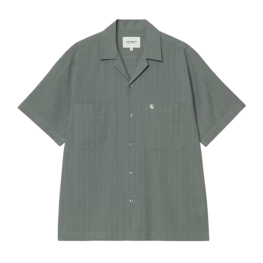 SS Gareth Shirt Velvet Green Bild 1