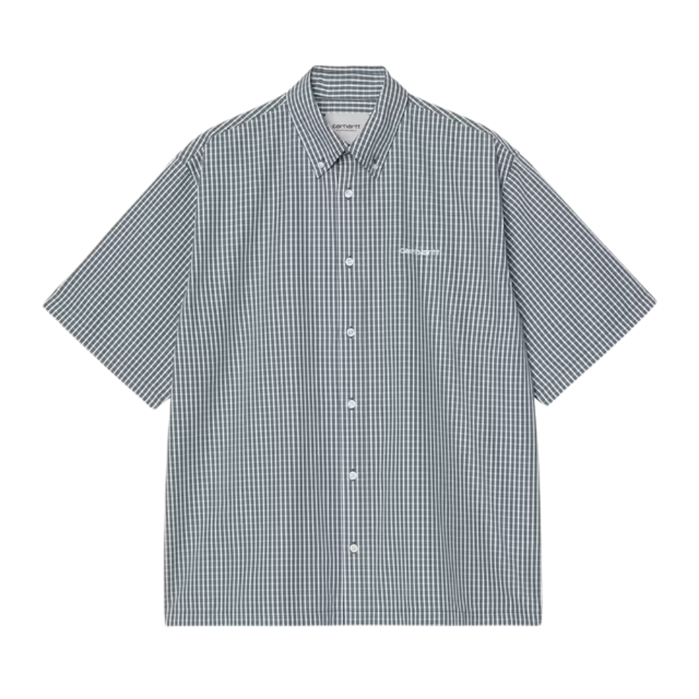 SS Groff Shirt Groff Check, Blue Ri Bild 1