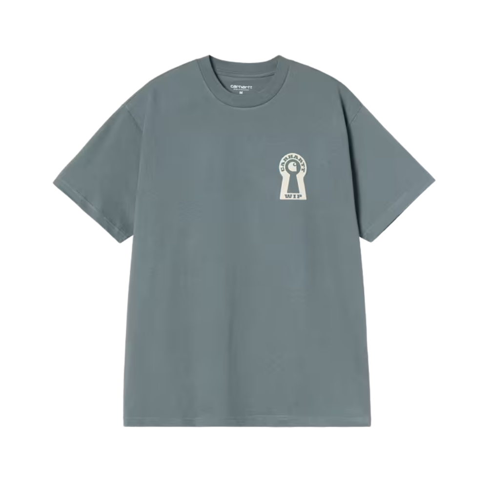 SS Locked T-Shirt Cozy Blue Bild 1