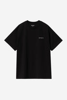 SS Script Embroidery T-Shirt Black/White Bild 1