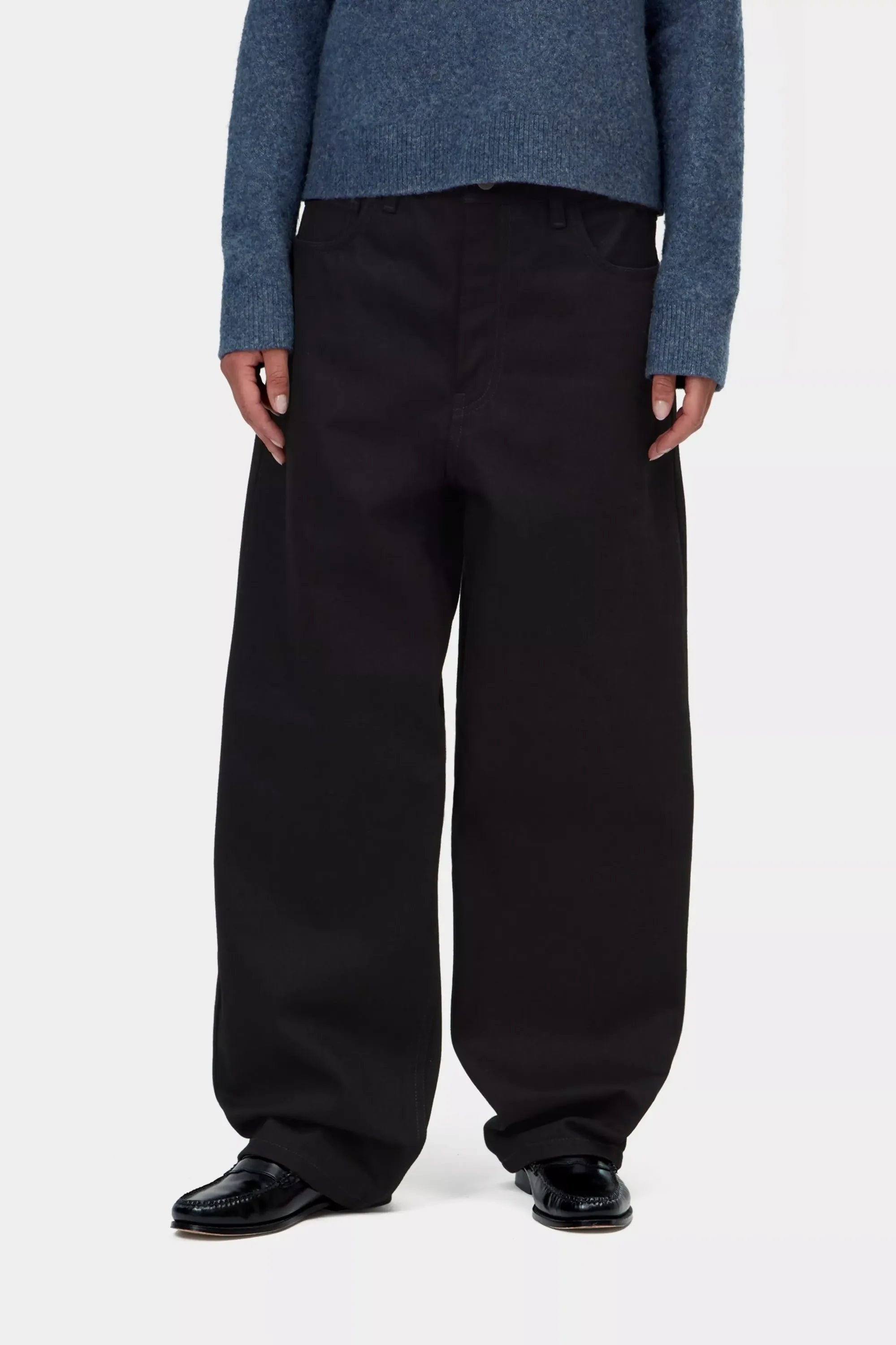 W Brandon Pant Black Rigid Bild 2