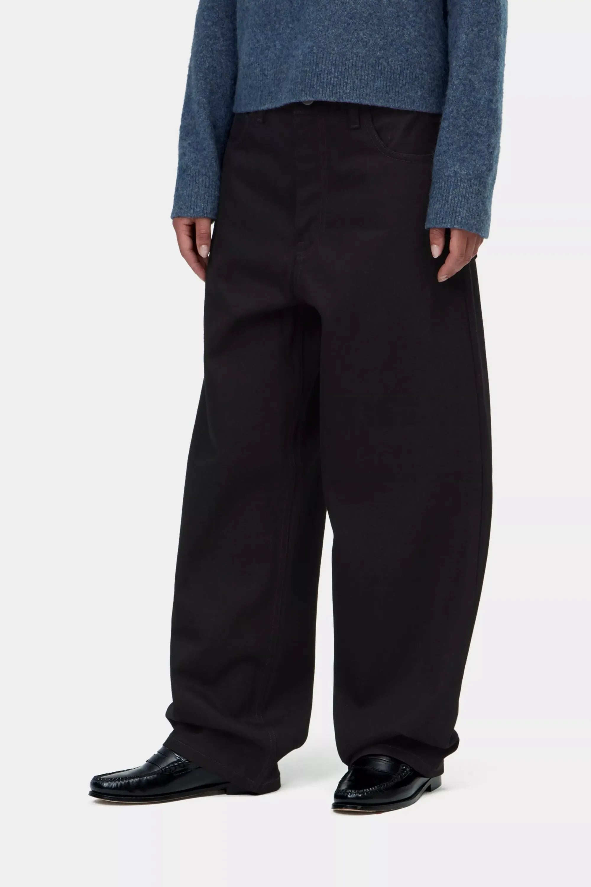 W Brandon Pant Black Rigid Bild 4