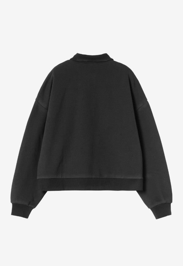 W Brenta Polo Sweat Black/White Heavy St Bild 2