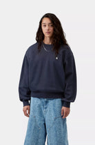 W Casey Sweatshirt Dark Navy/Silver Bild 3
