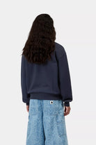 W Casey Sweatshirt Dark Navy/Silver Bild 4