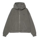 W Hooded Benton Jacket Graphite garment dye Bild 1
