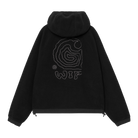 W Hooded Helix Fleece Jacket Black/Porphyry Bild 2