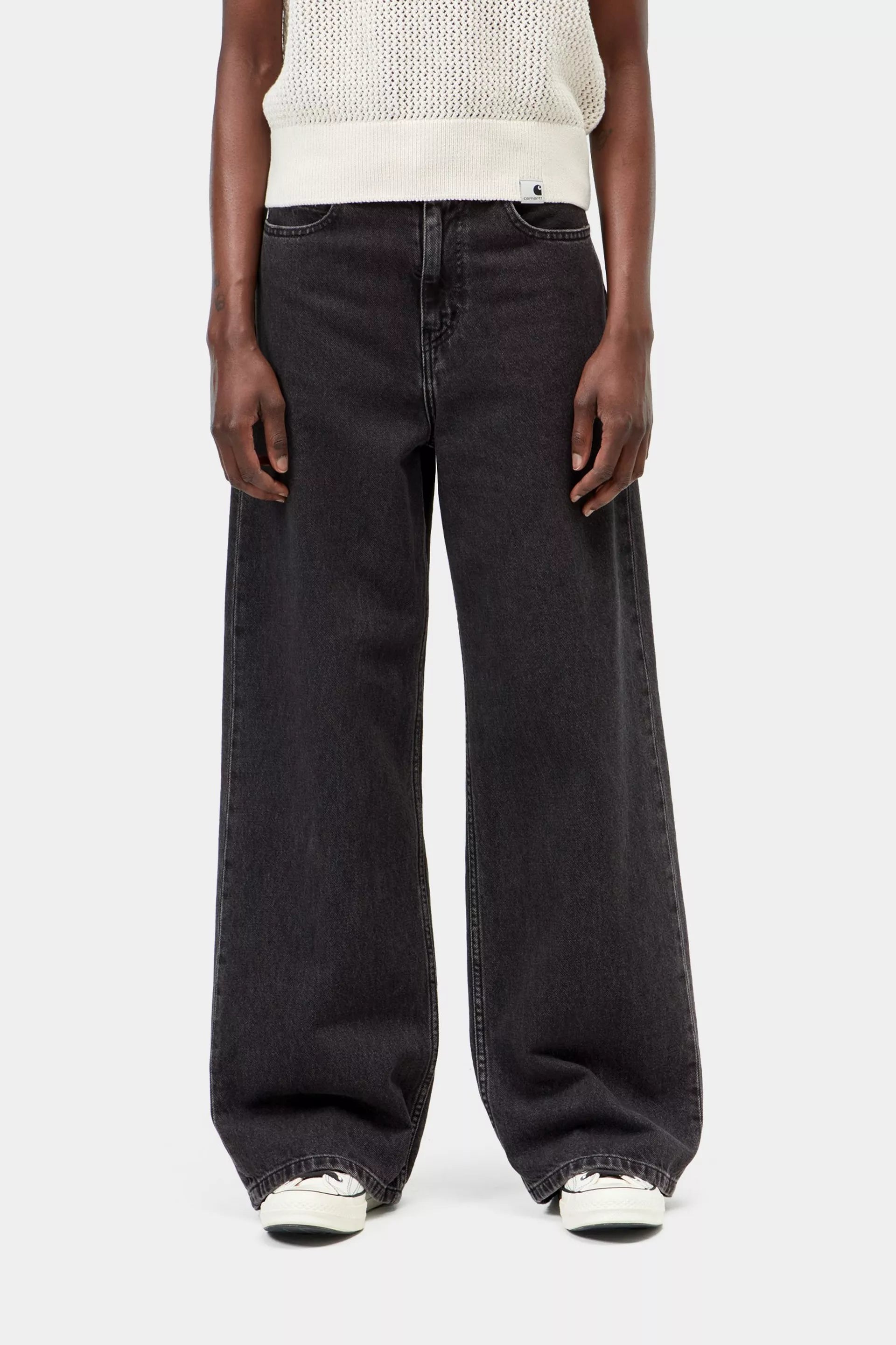 W Jane Pant Black Heavy Stone Wa Bild 1