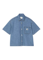 W SS Lovilia Shirt Blue Stone Washed Bild 1