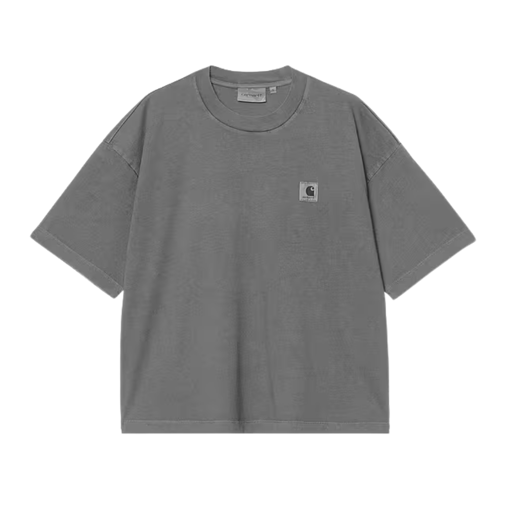 W SS Nelson T-Shirt Black garment dyed Bild 1