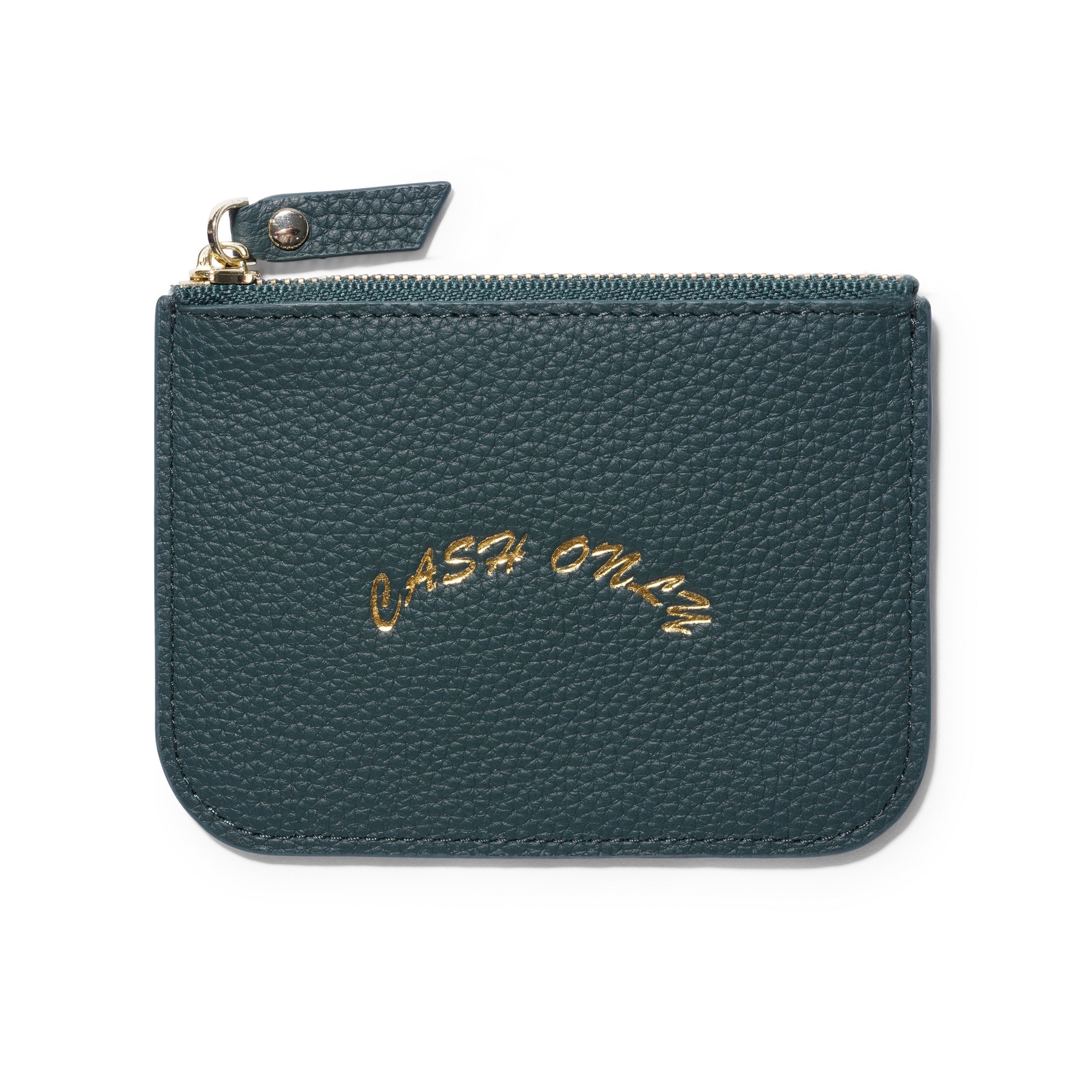 Cash Only Leather Zip Wallet Geldbörsen Cash Only 