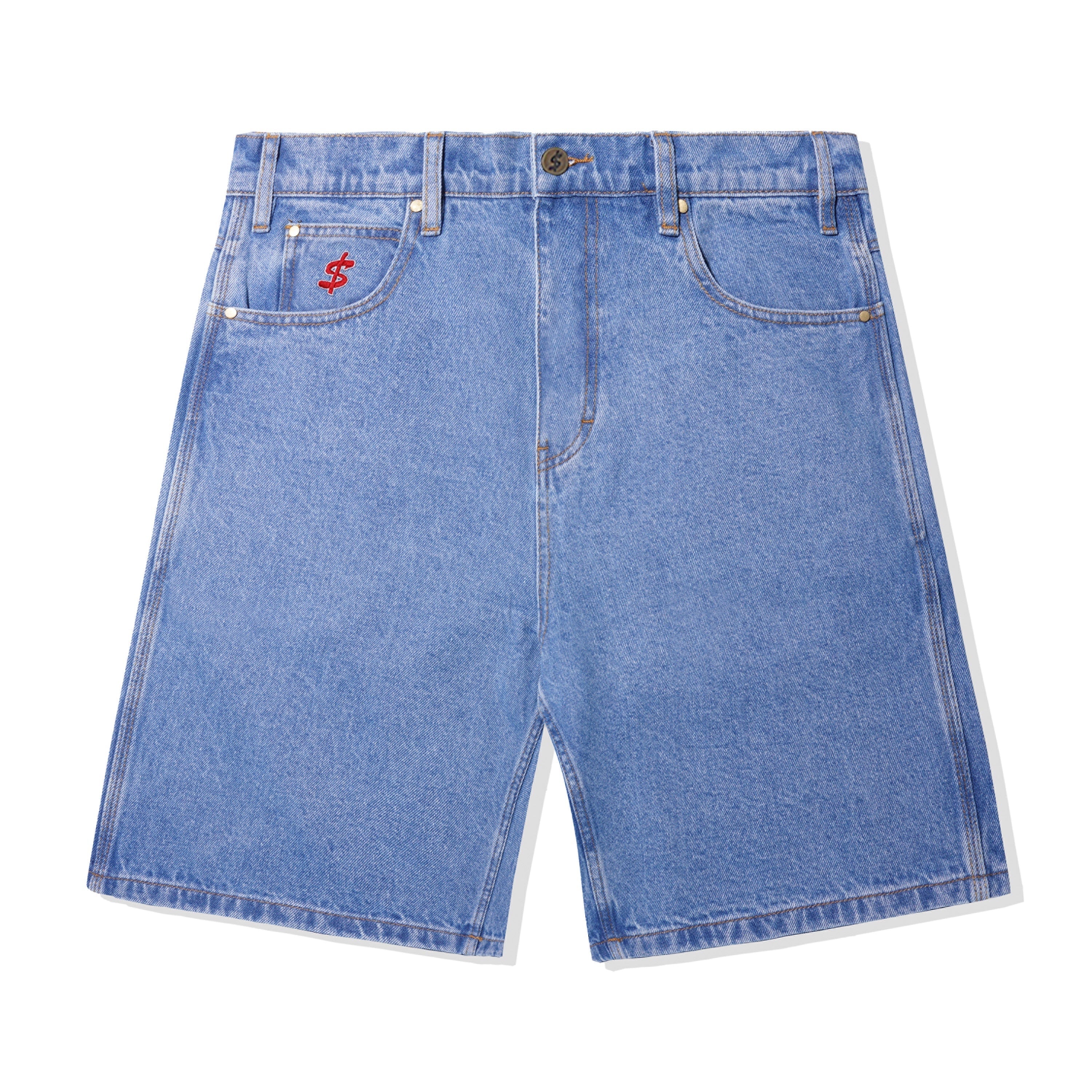 Cash Only Logo Denim Shorts Herren Denim-Short Cash Only 