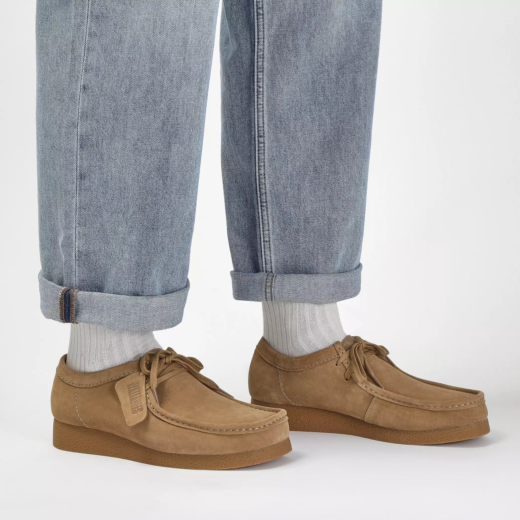 M Wallabee EVO Dark Sand Suede Bild 6
