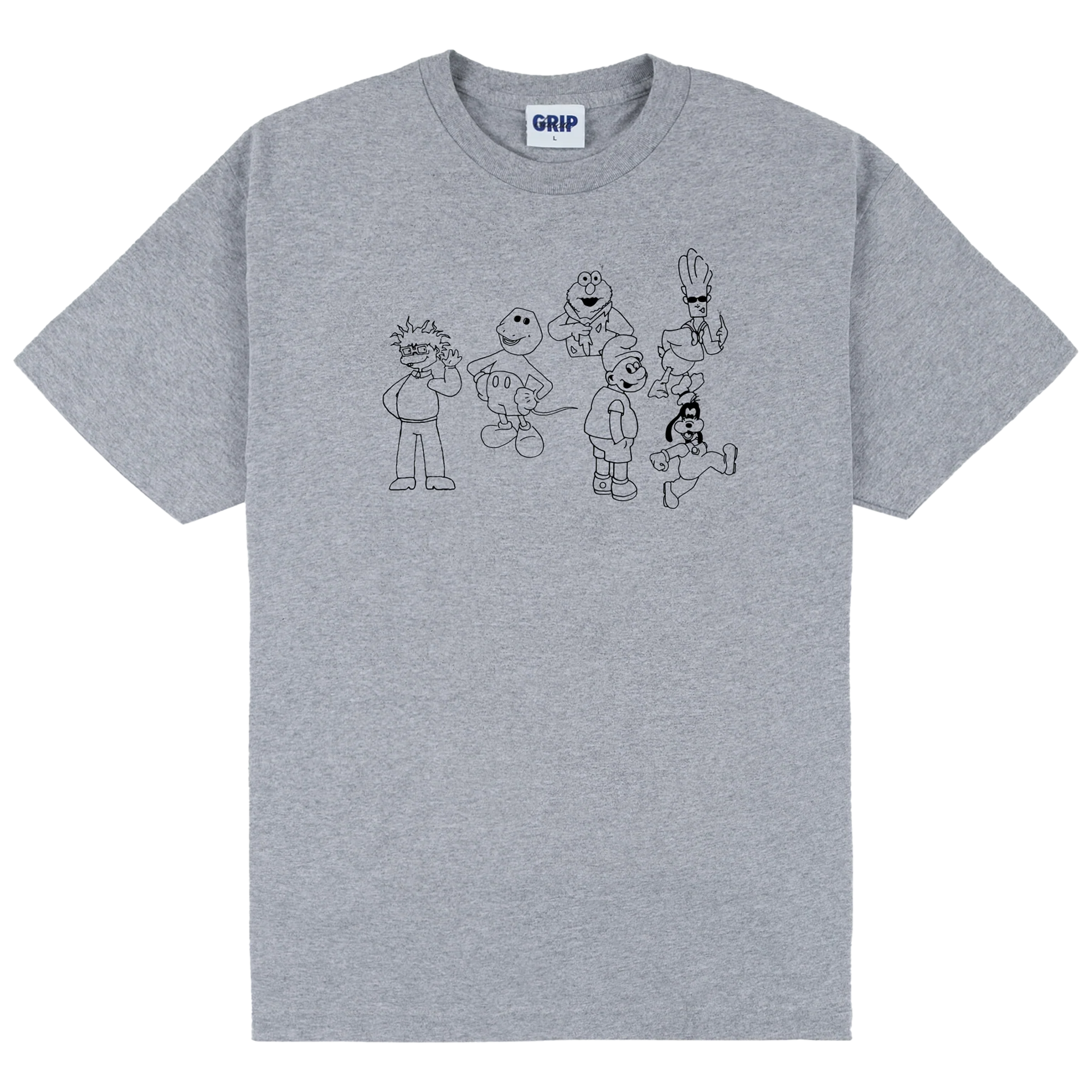 Classic Grip Confused Characters T-Shirt Herren T-Shirt Classic Griptape 