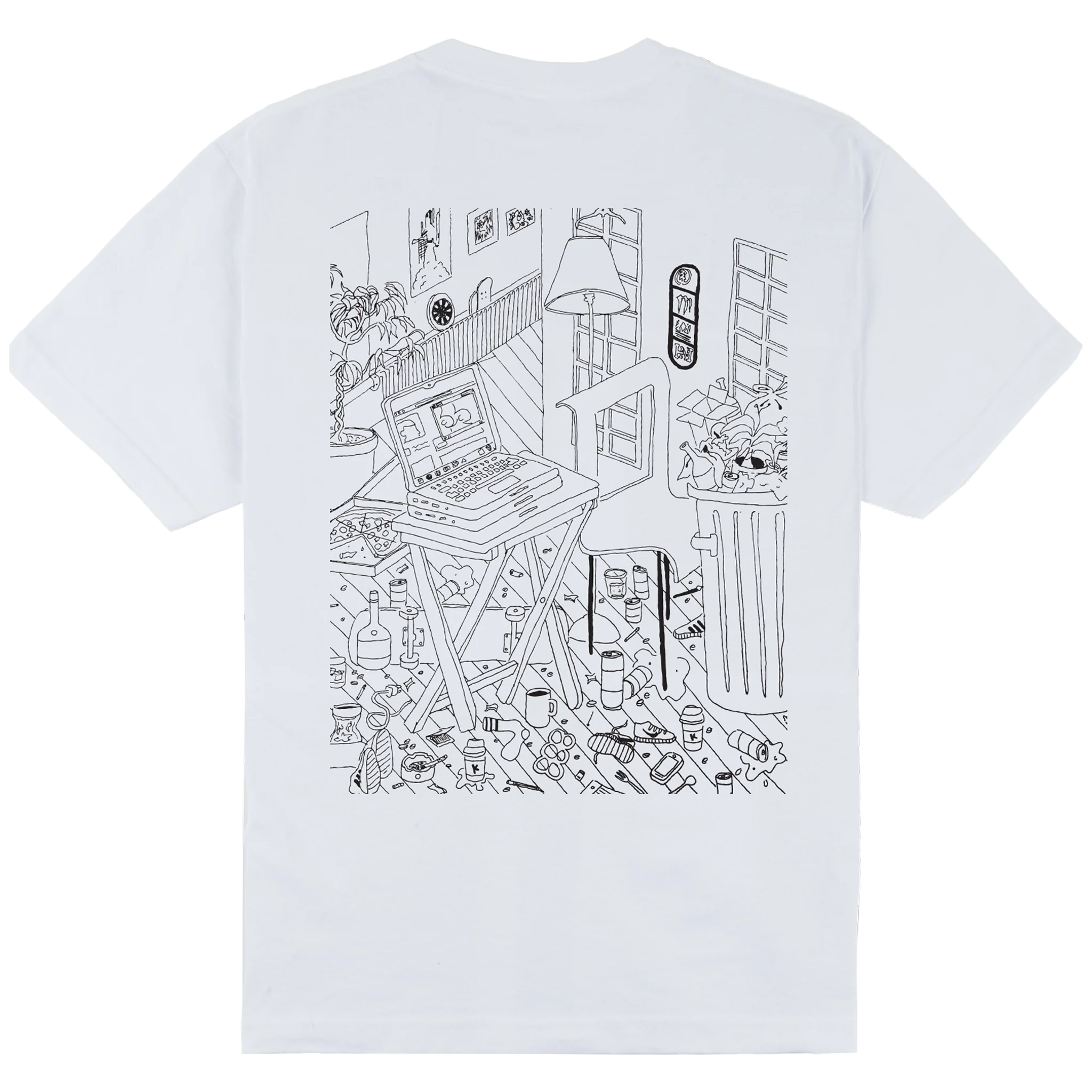 Classic Grip Messy Room T-Shirt Herren T-Shirt Classic Griptape 
