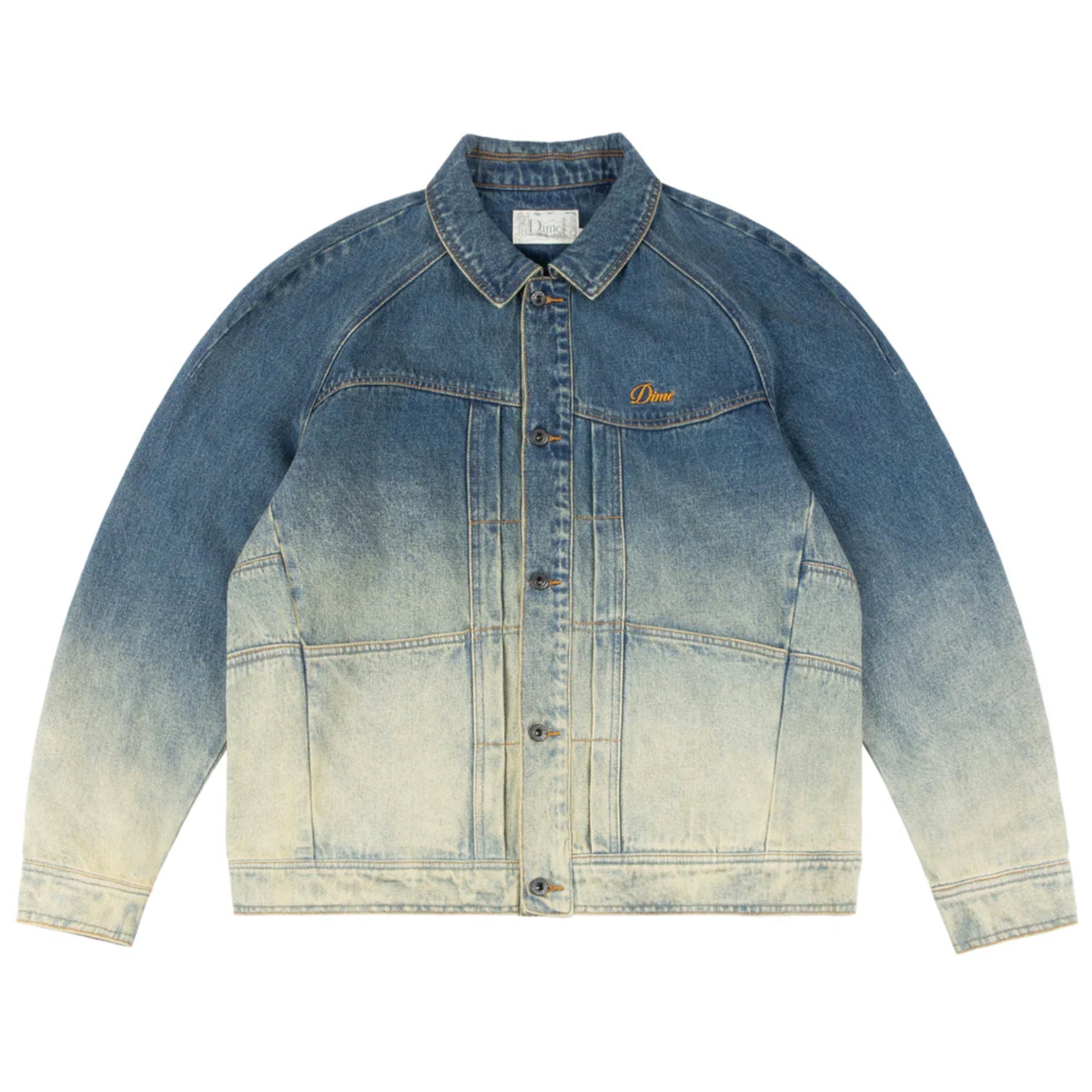 ジャケット・アウター Dime DENIM JACKET Dime Denim Jacket / Dipped Sandblasted Indigo (ダイム デニム