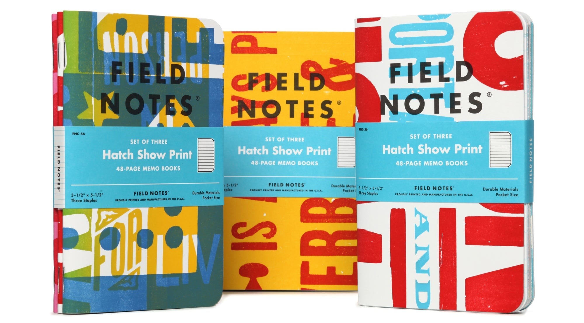 Field Notes "Hatch" 3-Pack Notizheft Notizhefte Field Notes 