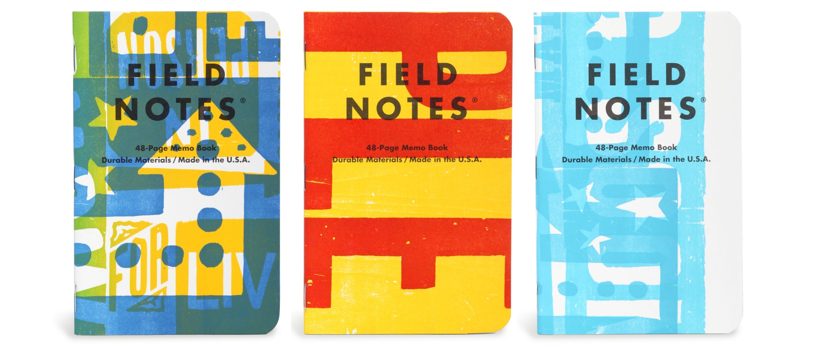 Field Notes "Hatch" 3-Pack Notizheft Notizhefte Field Notes 