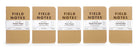 Field Notes Original Kraft 3-Pack Notizheft Notizhefte Field Notes 