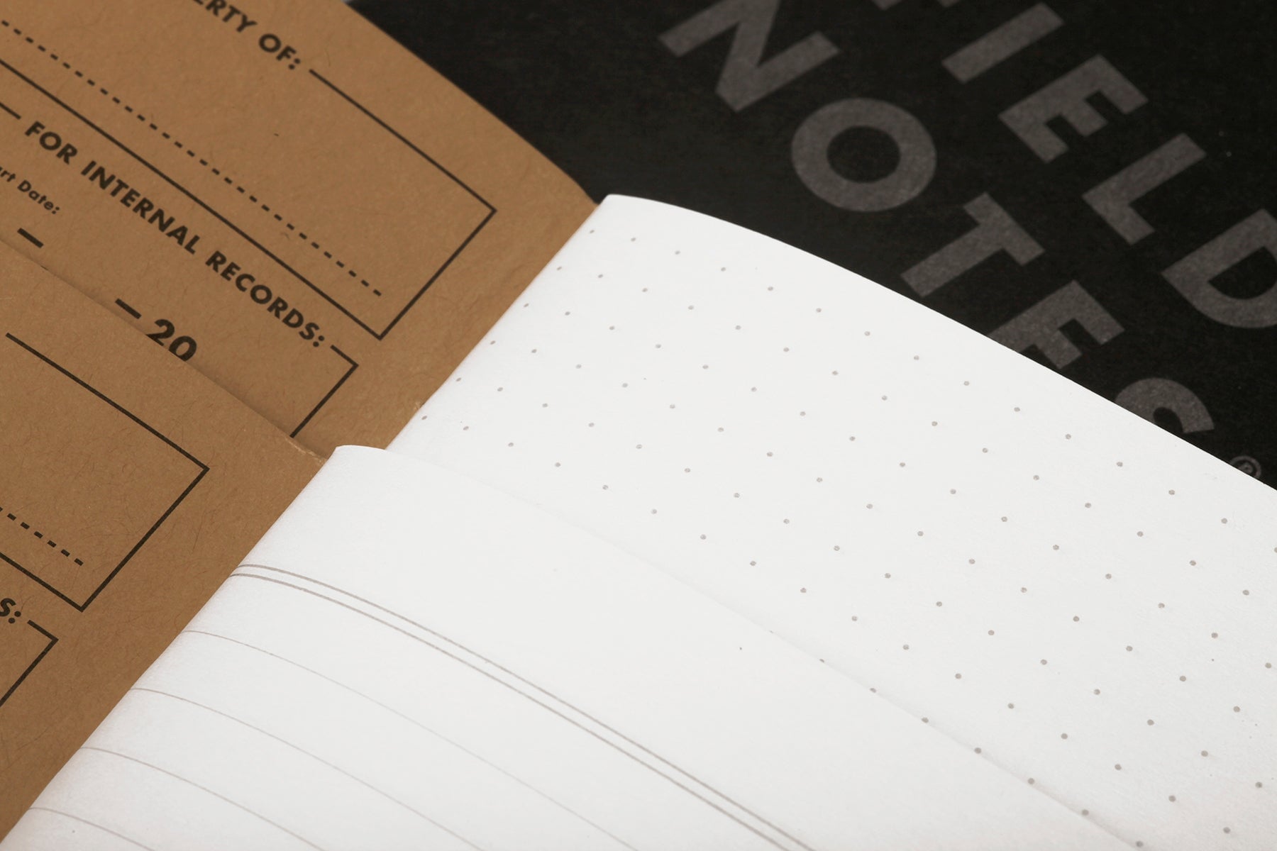 Field Notes "Pitch Black" 3-Pack Notizheft Notizhefte Field Notes 