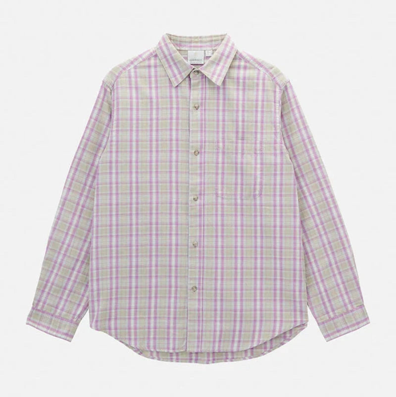 Gramicci Checkered Ombre Shirt Herren Langarm-Hemd Gramicci 