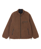 Reversible Sherpa Jacket Dark Brown/Black Bild 1