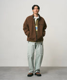 Reversible Sherpa Jacket Dark Brown/Black Bild 4