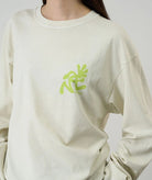 Running Man L/S Tee Pigment Dyed Natural Pigment Bild 1