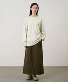 Running Man L/S Tee Pigment Dyed Natural Pigment Bild 2