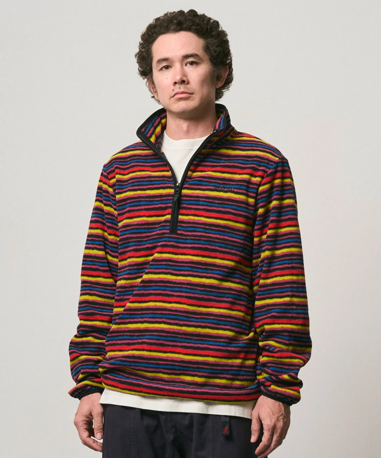 Thermal Fleece Pullover Multi-Stripe Bild 3
