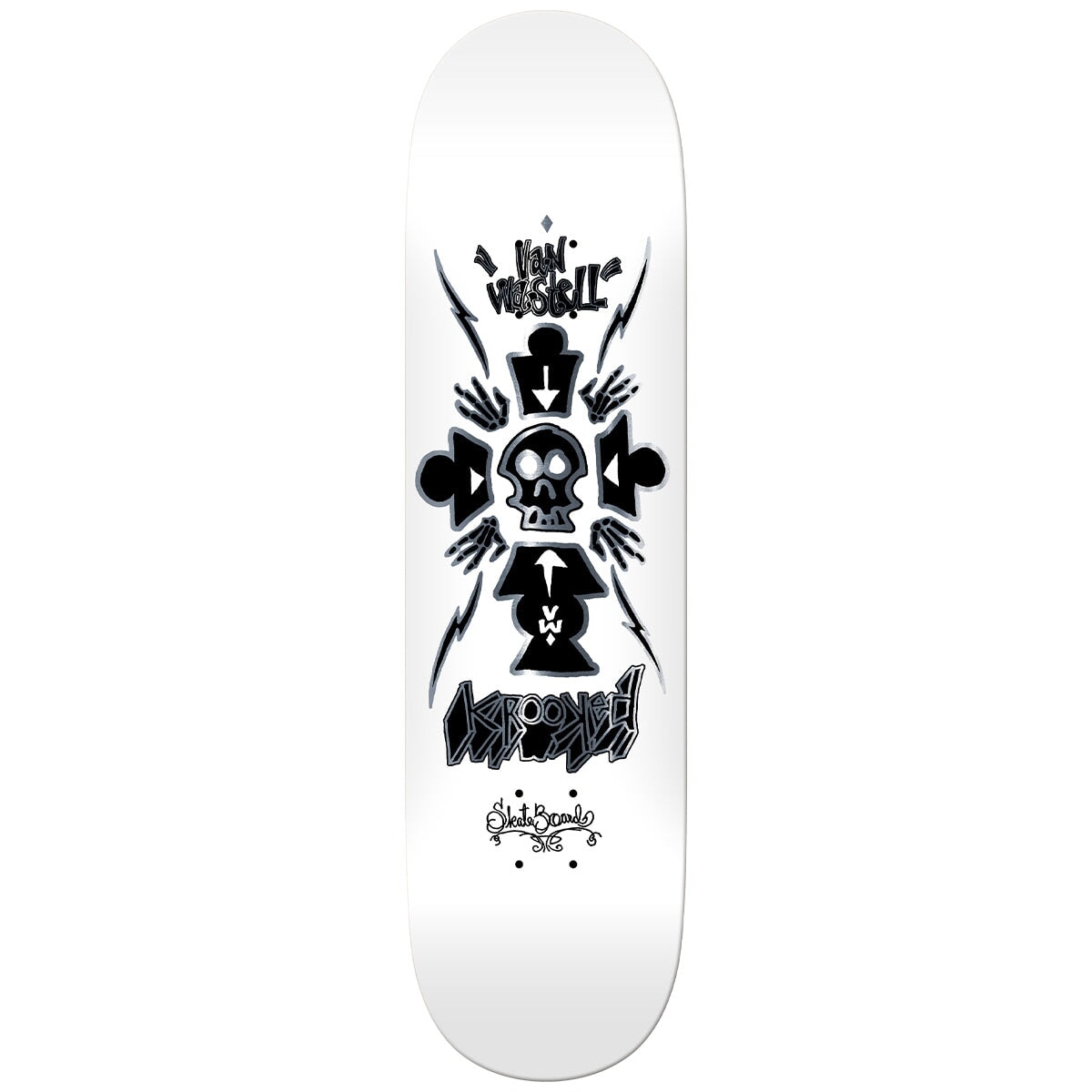 Krooked Wastell Redux TF Deck - 8.25" Decks Krooked Skateboards 