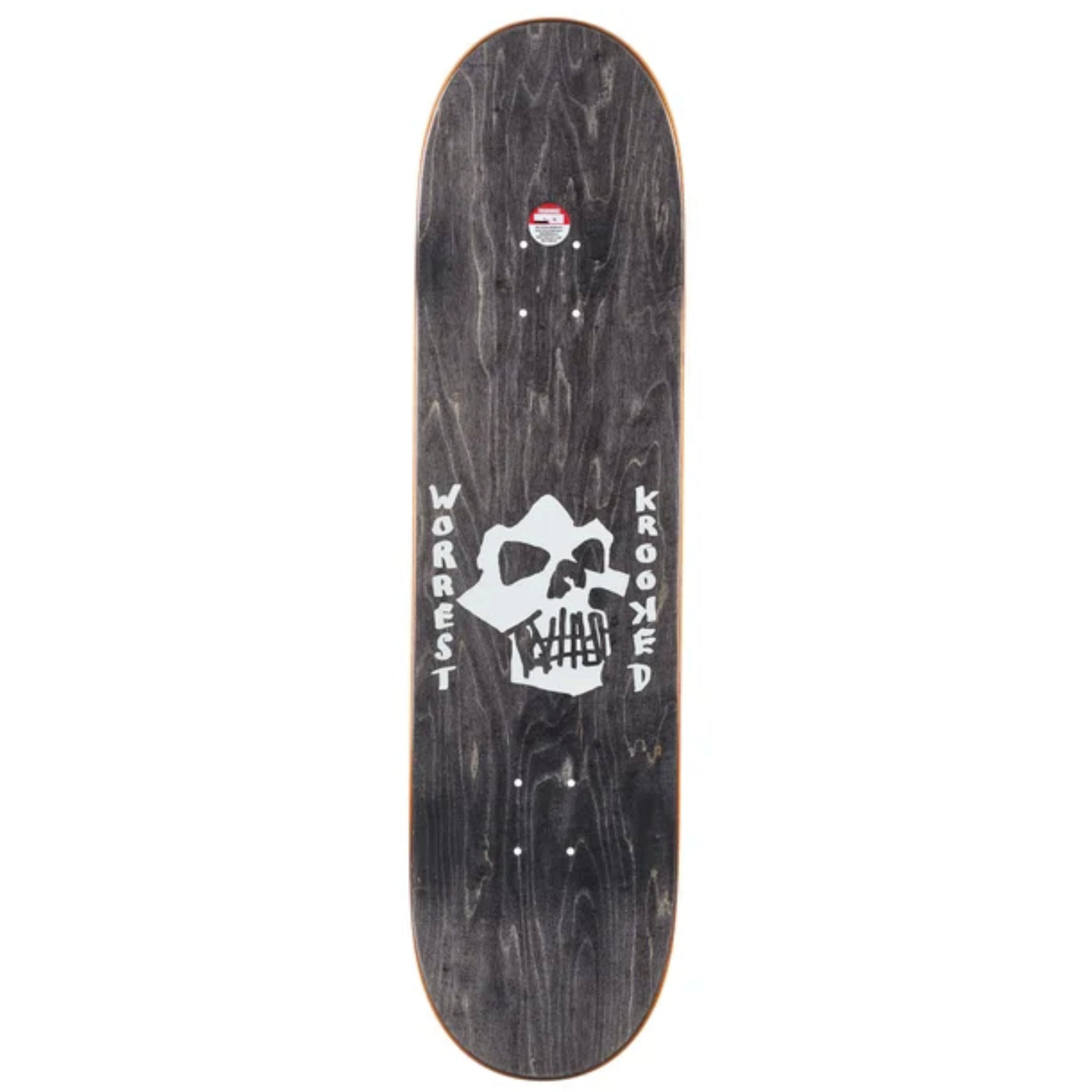 Krooked Worrest SkullNBones TT SLK Deck - 8.3" Decks Krooked Skateboards 