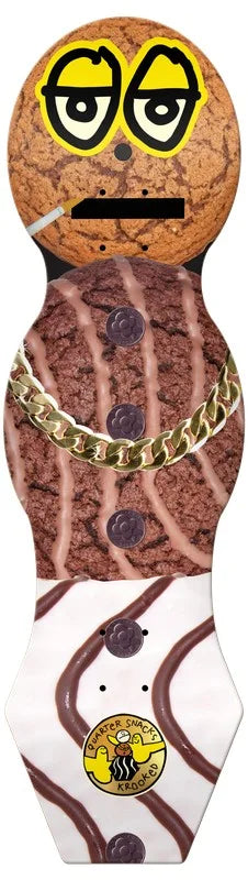 Krooked x Quarter Snacks - Snackman Black Bild 1